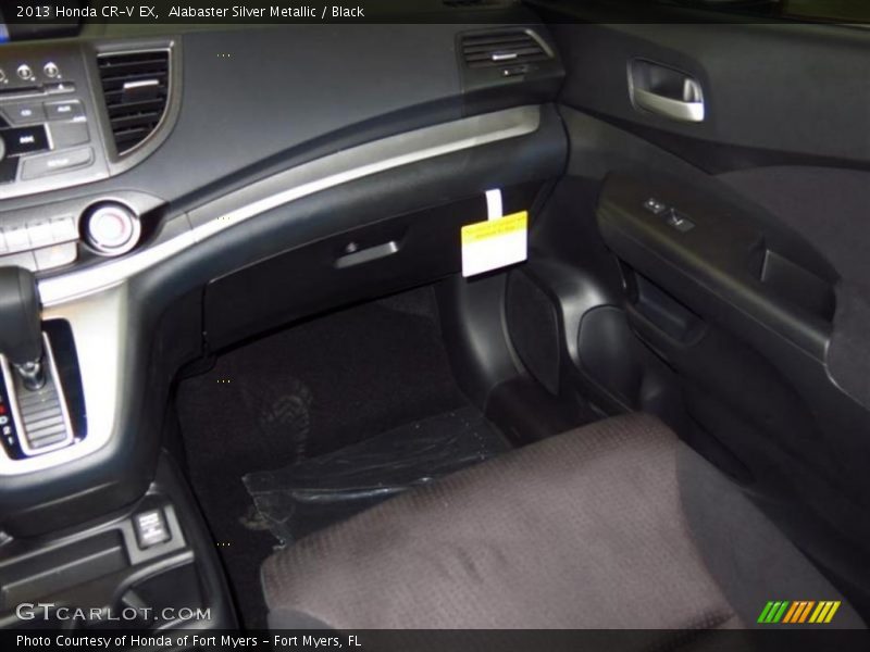 Alabaster Silver Metallic / Black 2013 Honda CR-V EX