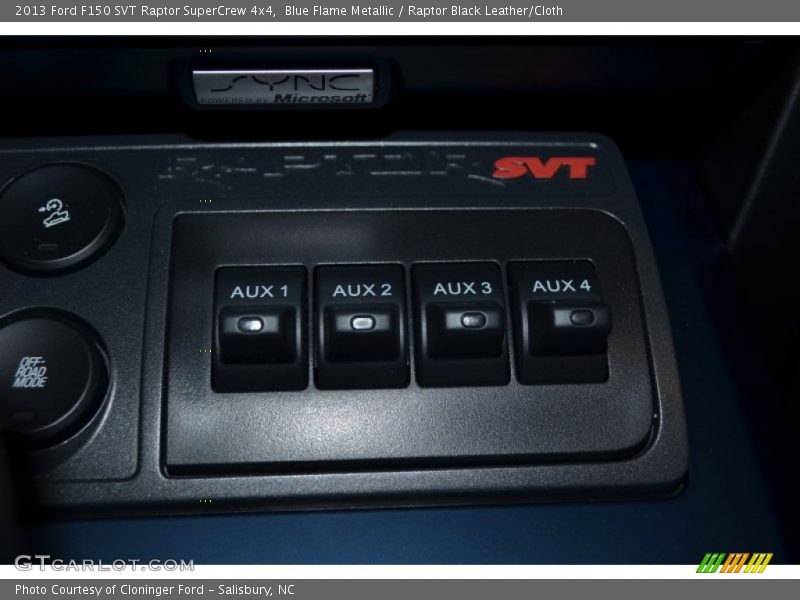 Blue Flame Metallic / Raptor Black Leather/Cloth 2013 Ford F150 SVT Raptor SuperCrew 4x4