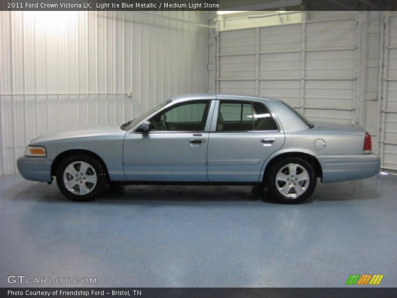 Light Ice Blue Metallic / Medium Light Stone 2011 Ford Crown Victoria LX