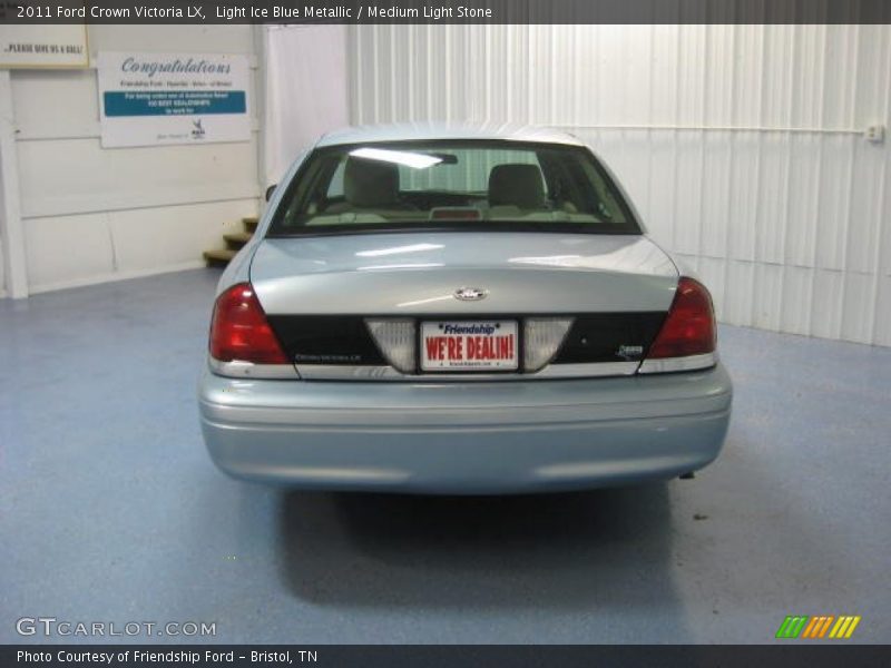 Light Ice Blue Metallic / Medium Light Stone 2011 Ford Crown Victoria LX