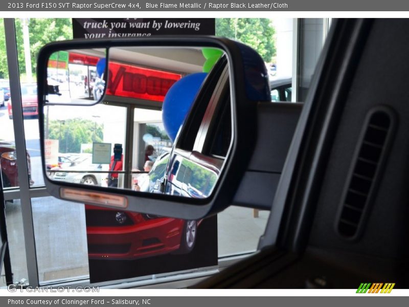 Blue Flame Metallic / Raptor Black Leather/Cloth 2013 Ford F150 SVT Raptor SuperCrew 4x4