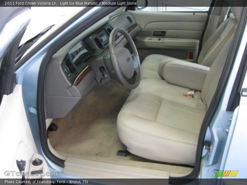 Light Ice Blue Metallic / Medium Light Stone 2011 Ford Crown Victoria LX