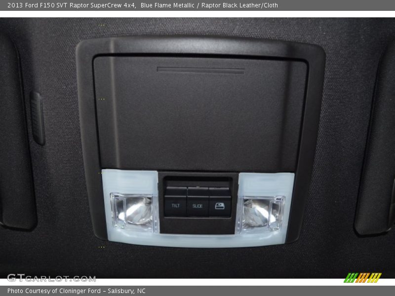 Blue Flame Metallic / Raptor Black Leather/Cloth 2013 Ford F150 SVT Raptor SuperCrew 4x4