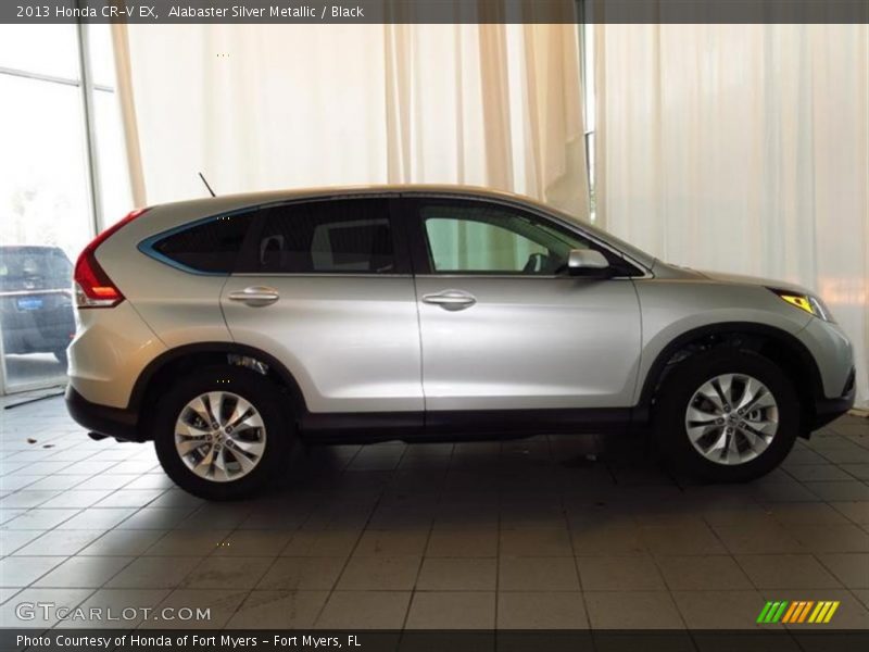 Alabaster Silver Metallic / Black 2013 Honda CR-V EX
