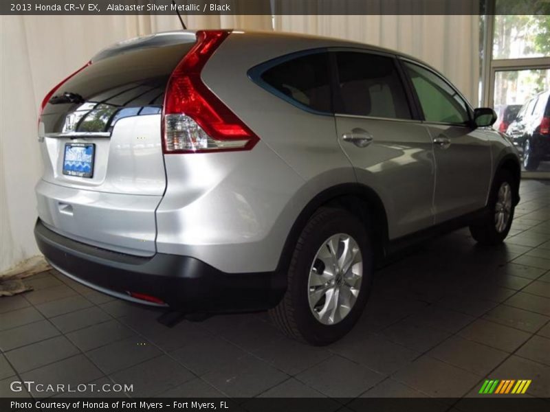 Alabaster Silver Metallic / Black 2013 Honda CR-V EX