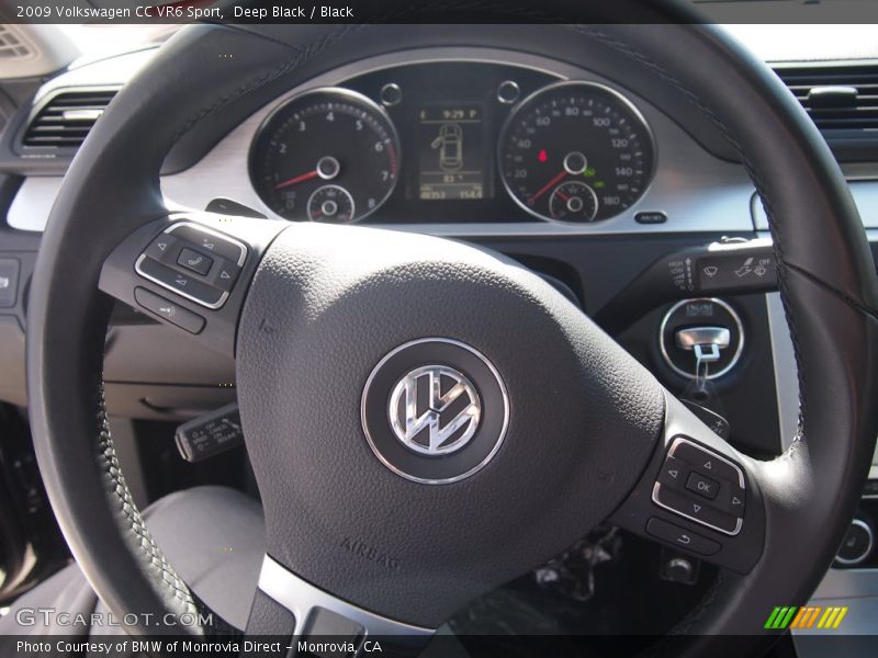 Deep Black / Black 2009 Volkswagen CC VR6 Sport