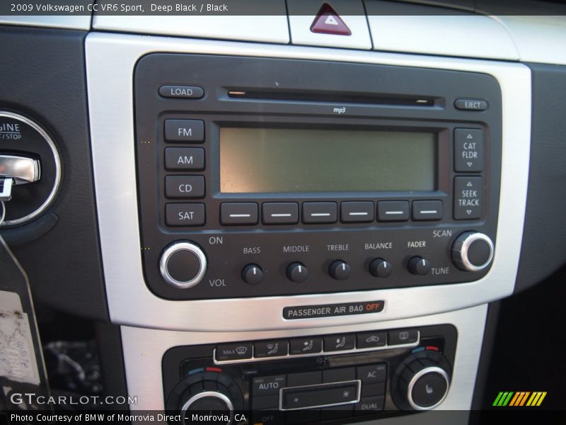 Deep Black / Black 2009 Volkswagen CC VR6 Sport