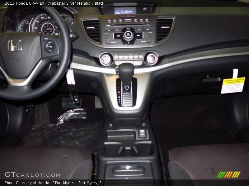 Alabaster Silver Metallic / Black 2013 Honda CR-V EX