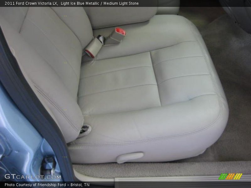 Light Ice Blue Metallic / Medium Light Stone 2011 Ford Crown Victoria LX