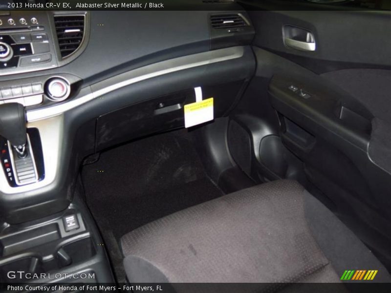 Alabaster Silver Metallic / Black 2013 Honda CR-V EX