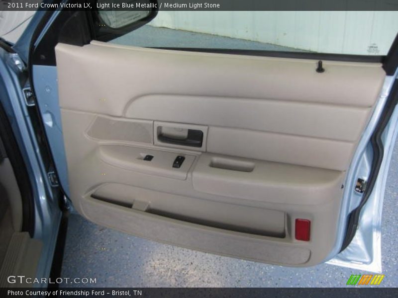 Light Ice Blue Metallic / Medium Light Stone 2011 Ford Crown Victoria LX