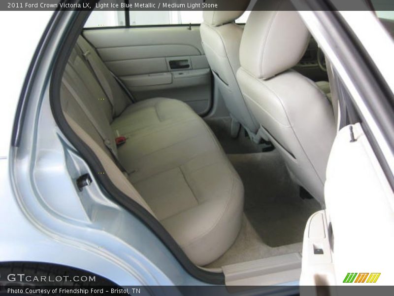 Light Ice Blue Metallic / Medium Light Stone 2011 Ford Crown Victoria LX