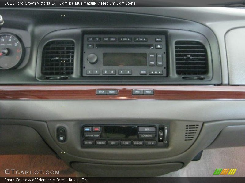 Light Ice Blue Metallic / Medium Light Stone 2011 Ford Crown Victoria LX