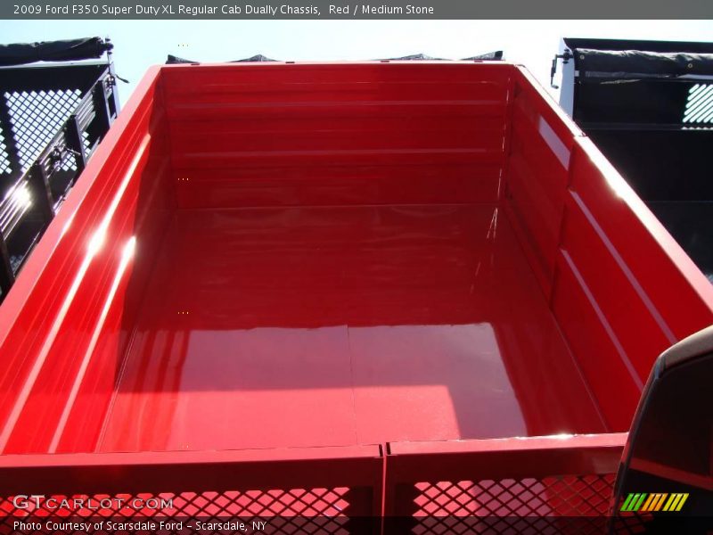 Red / Medium Stone 2009 Ford F350 Super Duty XL Regular Cab Dually Chassis