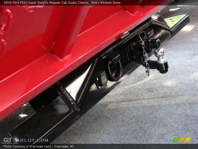 Red / Medium Stone 2009 Ford F350 Super Duty XL Regular Cab Dually Chassis