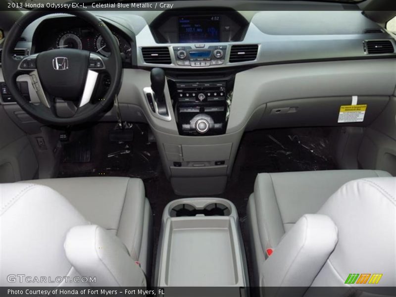 Celestial Blue Metallic / Gray 2013 Honda Odyssey EX-L