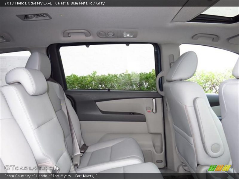 Celestial Blue Metallic / Gray 2013 Honda Odyssey EX-L