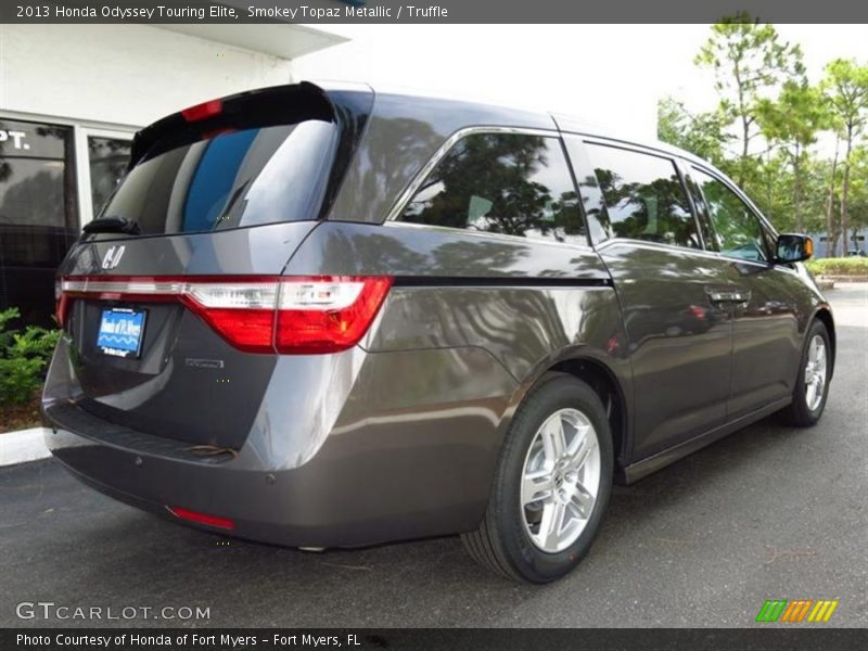 Smokey Topaz Metallic / Truffle 2013 Honda Odyssey Touring Elite