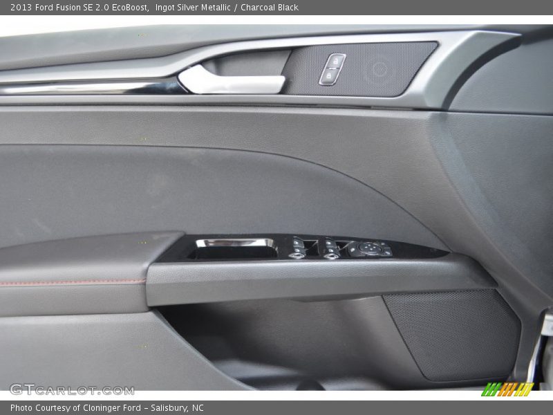 Ingot Silver Metallic / Charcoal Black 2013 Ford Fusion SE 2.0 EcoBoost