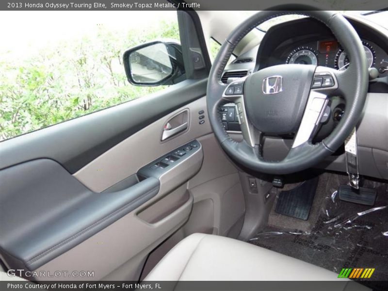 Smokey Topaz Metallic / Truffle 2013 Honda Odyssey Touring Elite