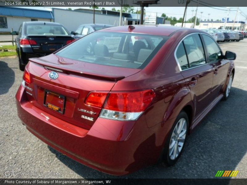 Venetian Red Pearl / Black 2014 Subaru Legacy 2.5i Limited