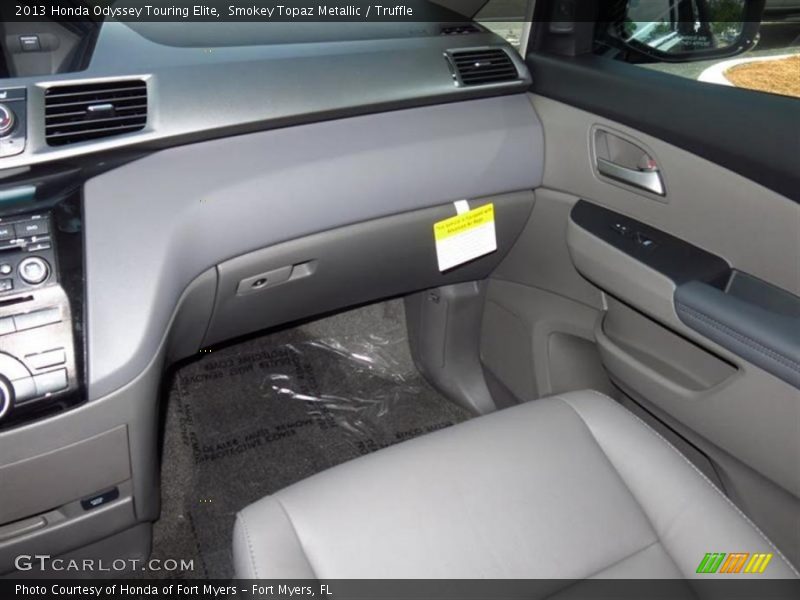 Smokey Topaz Metallic / Truffle 2013 Honda Odyssey Touring Elite