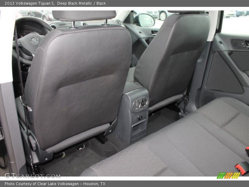 Deep Black Metallic / Black 2013 Volkswagen Tiguan S