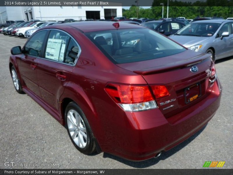 Venetian Red Pearl / Black 2014 Subaru Legacy 2.5i Limited