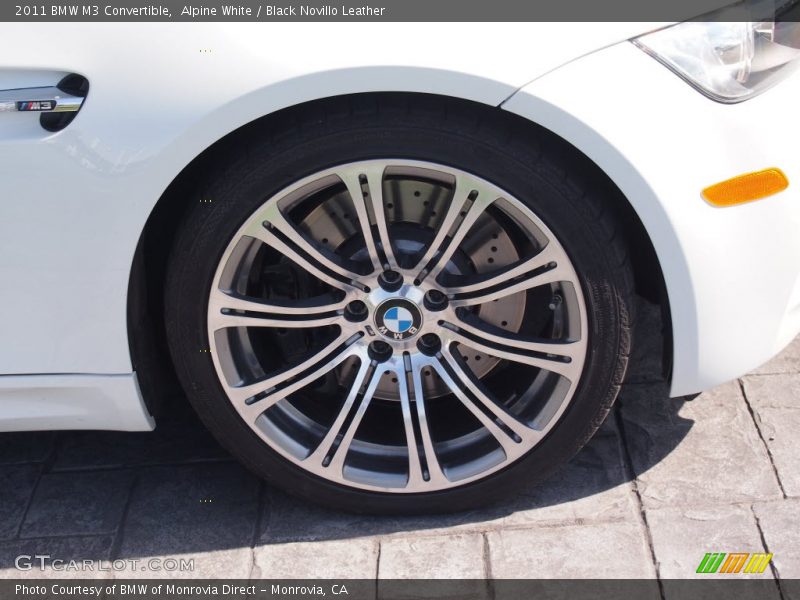 Alpine White / Black Novillo Leather 2011 BMW M3 Convertible