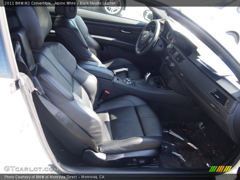 Alpine White / Black Novillo Leather 2011 BMW M3 Convertible