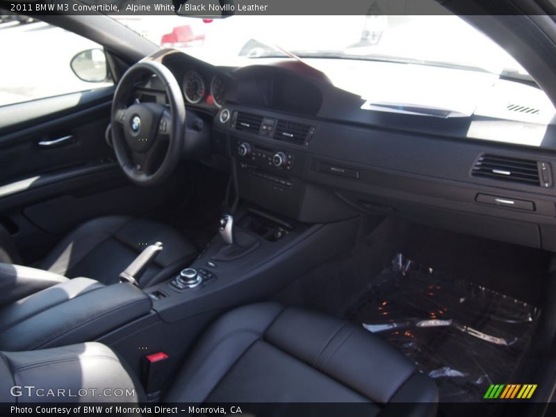 Alpine White / Black Novillo Leather 2011 BMW M3 Convertible