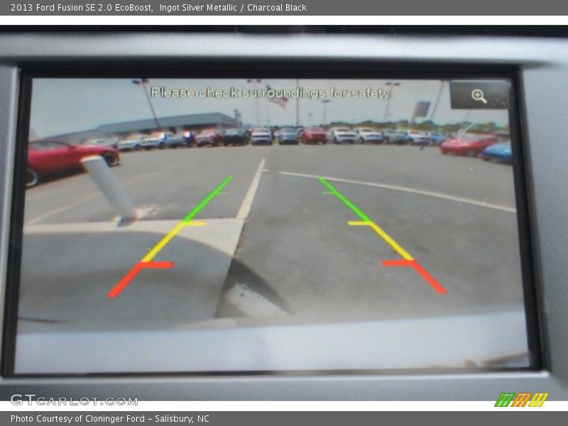 Ingot Silver Metallic / Charcoal Black 2013 Ford Fusion SE 2.0 EcoBoost