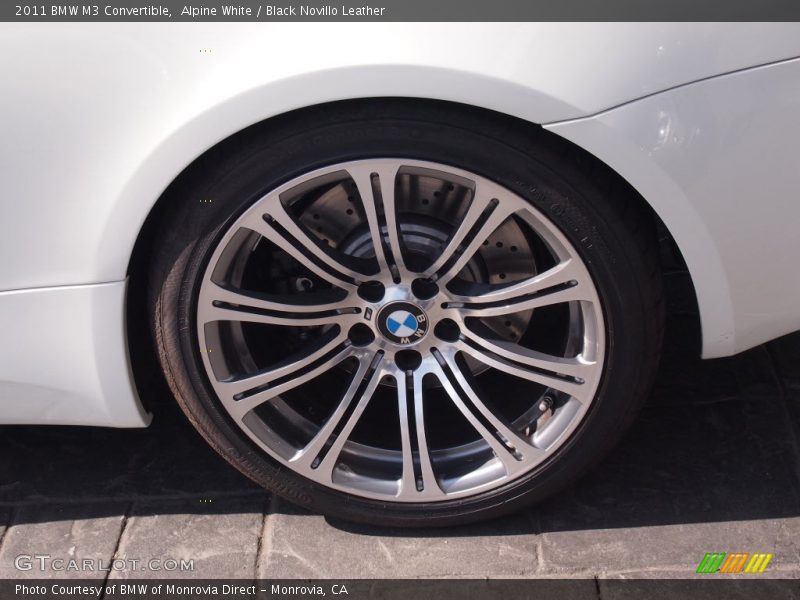 Alpine White / Black Novillo Leather 2011 BMW M3 Convertible