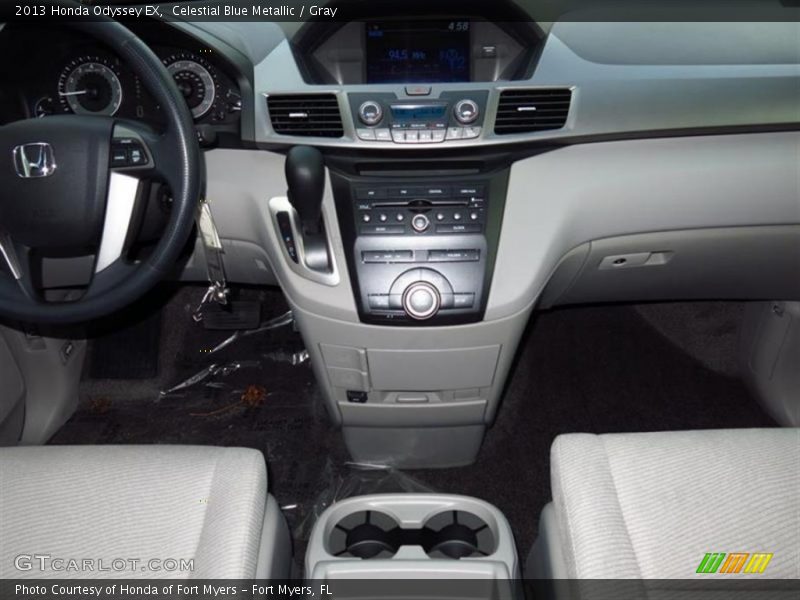 Celestial Blue Metallic / Gray 2013 Honda Odyssey EX