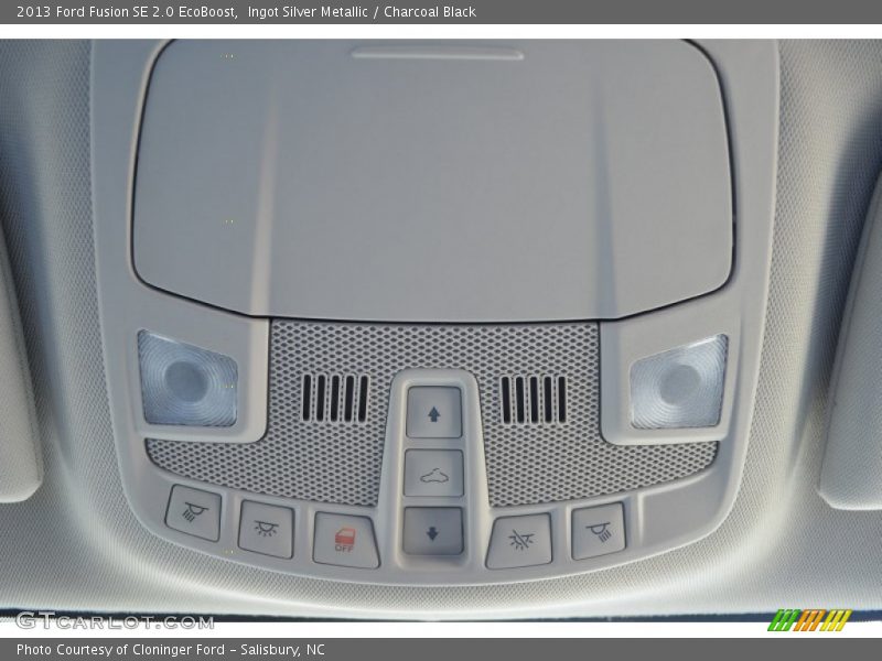 Ingot Silver Metallic / Charcoal Black 2013 Ford Fusion SE 2.0 EcoBoost