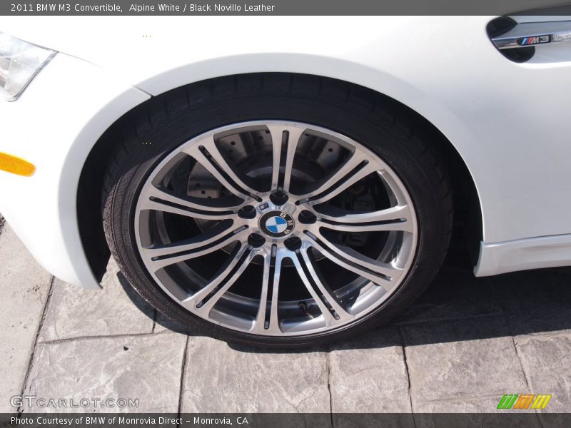 Alpine White / Black Novillo Leather 2011 BMW M3 Convertible