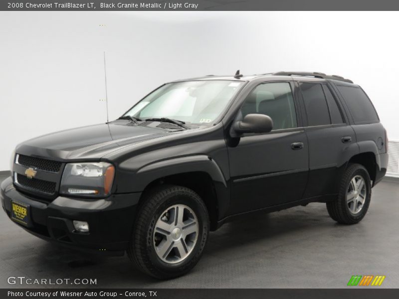 Black Granite Metallic / Light Gray 2008 Chevrolet TrailBlazer LT