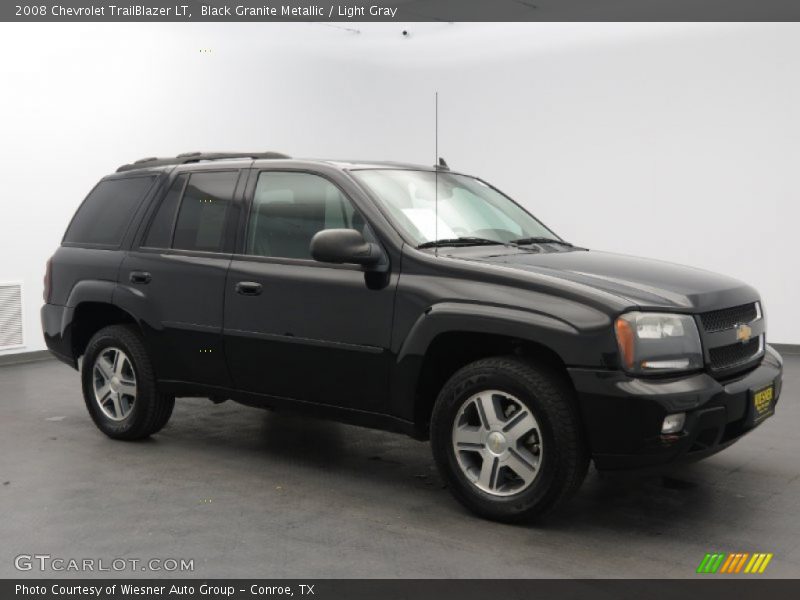 Black Granite Metallic / Light Gray 2008 Chevrolet TrailBlazer LT