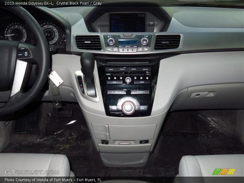 Crystal Black Pearl / Gray 2013 Honda Odyssey EX-L