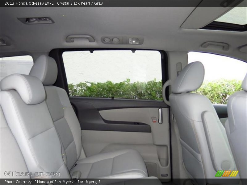 Crystal Black Pearl / Gray 2013 Honda Odyssey EX-L