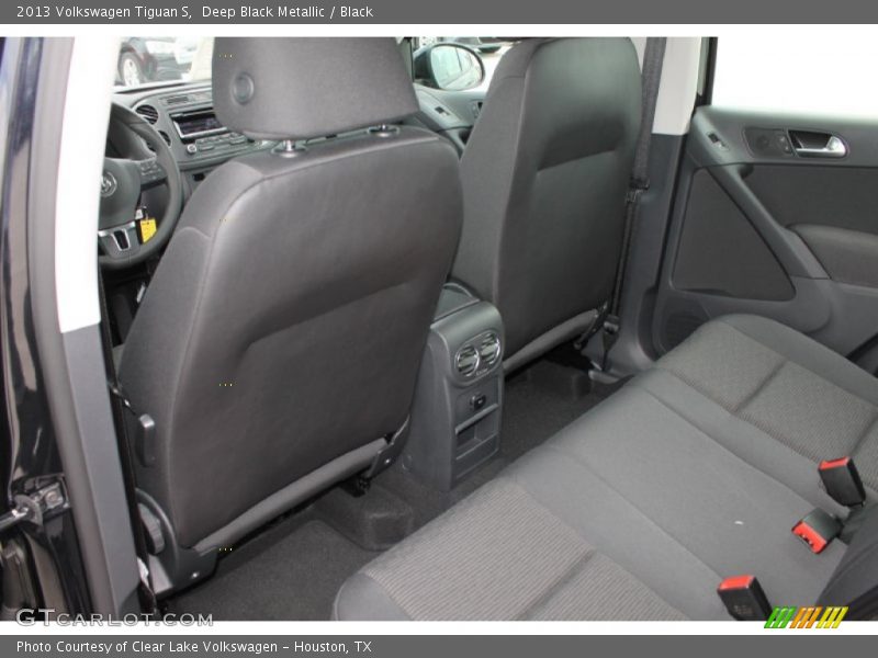 Deep Black Metallic / Black 2013 Volkswagen Tiguan S