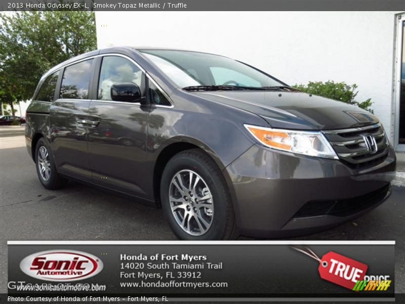Smokey Topaz Metallic / Truffle 2013 Honda Odyssey EX-L