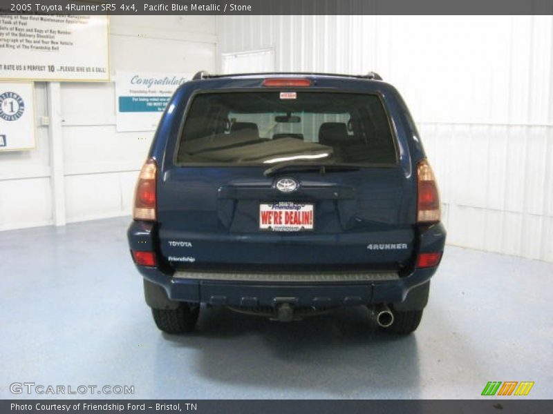 Pacific Blue Metallic / Stone 2005 Toyota 4Runner SR5 4x4