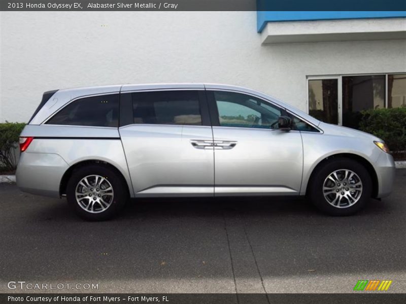 Alabaster Silver Metallic / Gray 2013 Honda Odyssey EX