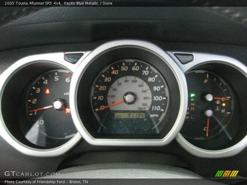 Pacific Blue Metallic / Stone 2005 Toyota 4Runner SR5 4x4
