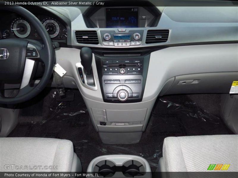 Alabaster Silver Metallic / Gray 2013 Honda Odyssey EX