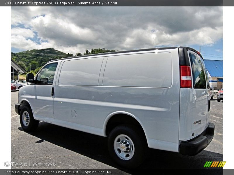 Summit White / Neutral 2013 Chevrolet Express 2500 Cargo Van