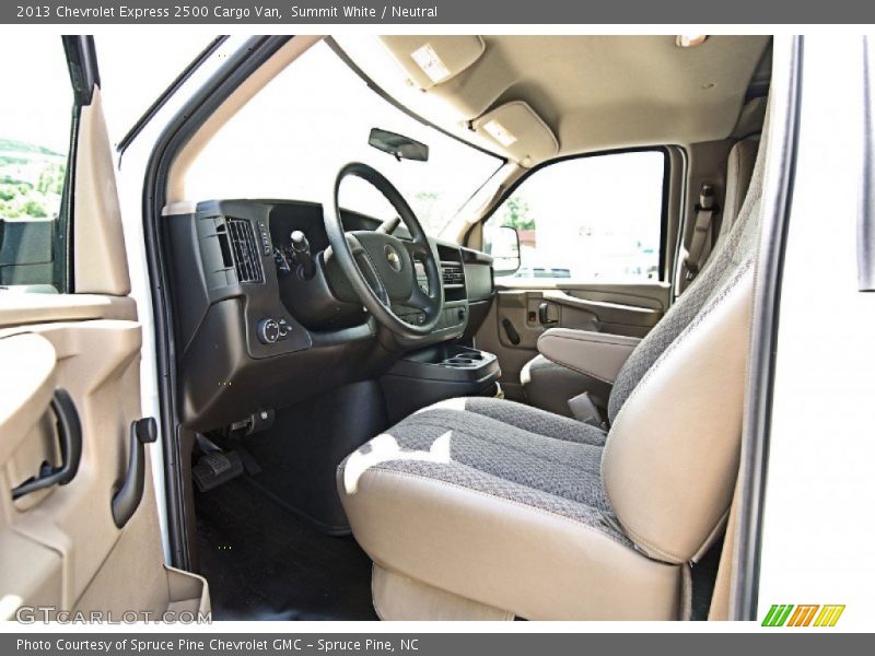 Summit White / Neutral 2013 Chevrolet Express 2500 Cargo Van