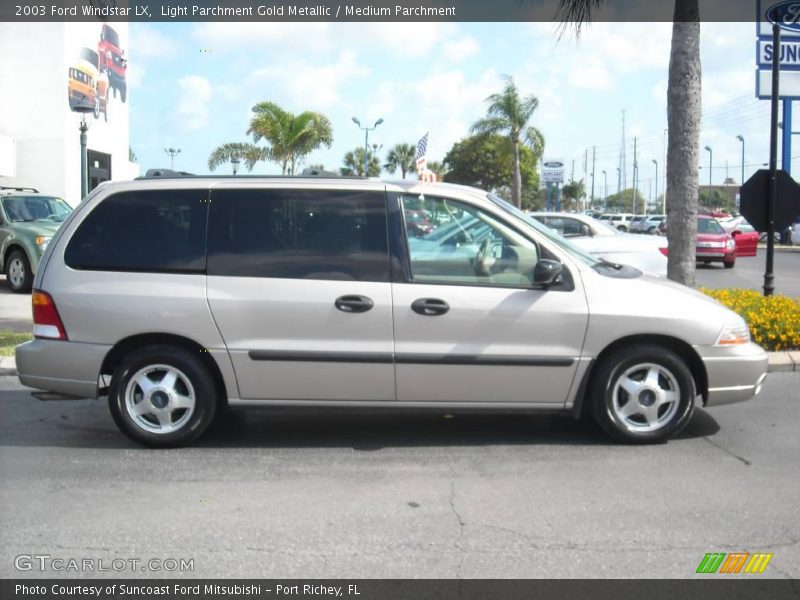 Light Parchment Gold Metallic / Medium Parchment 2003 Ford Windstar LX
