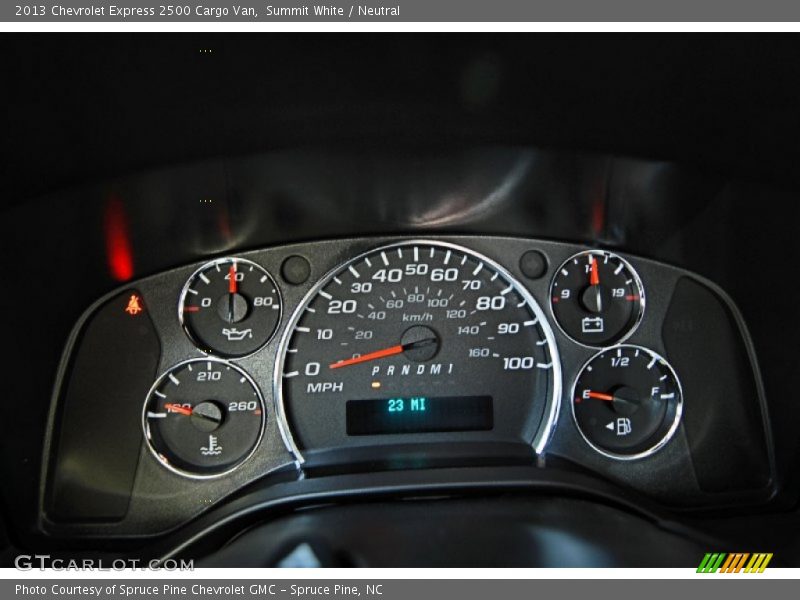 Summit White / Neutral 2013 Chevrolet Express 2500 Cargo Van